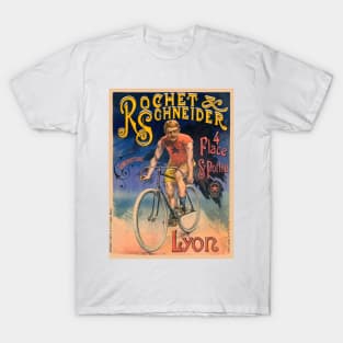 Rochet Schneider France Vintage Poster 1890 T-Shirt